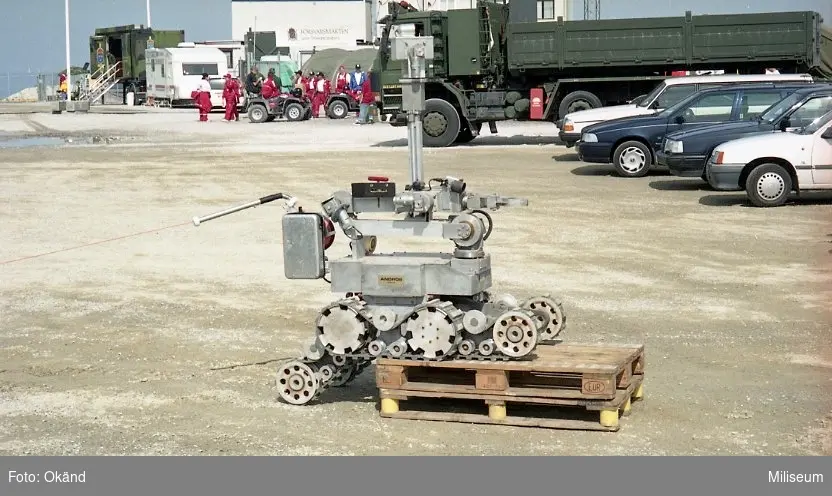 Ammunitionsröjare robot "Andros". Swedec, Ing 2. Broloppet.