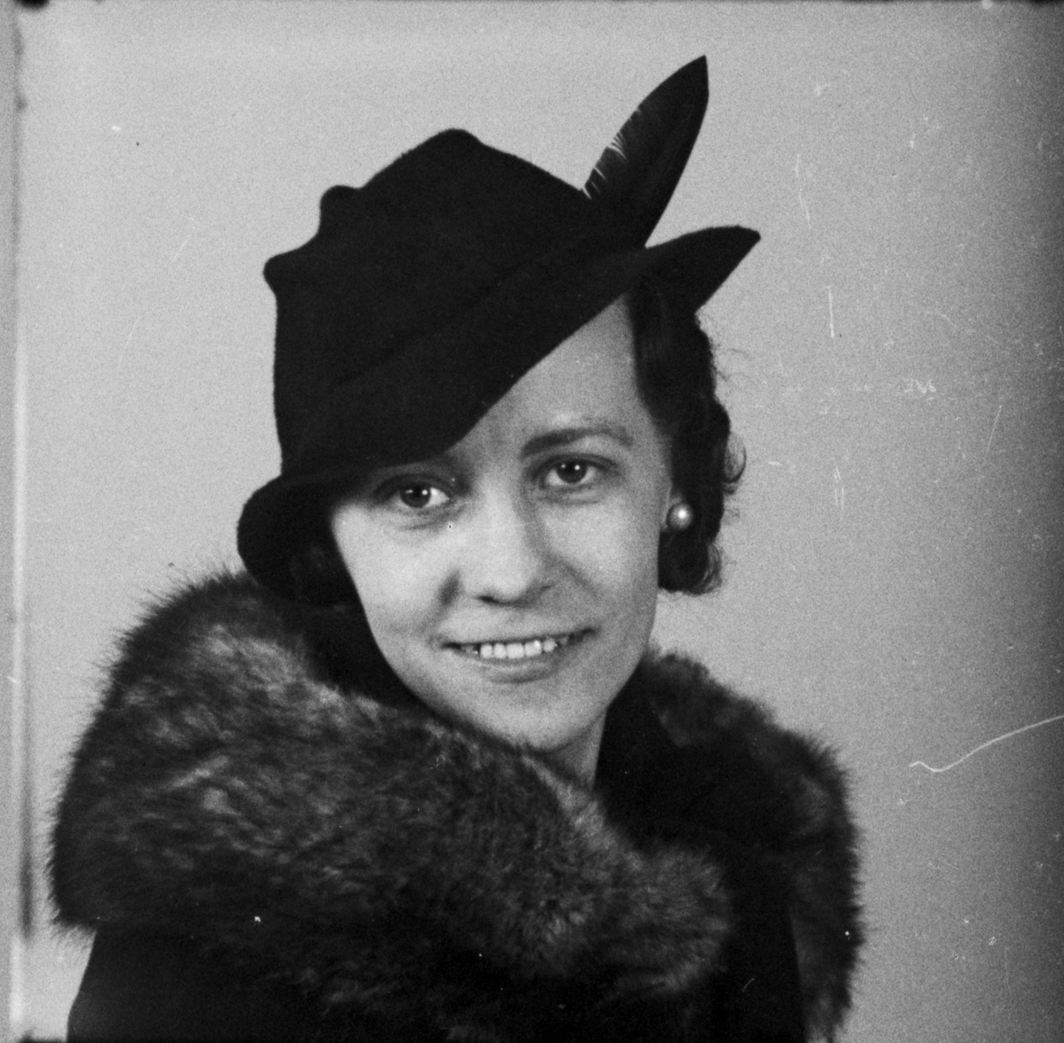 Stina Magnusson från Östhammar, Uppland 1937