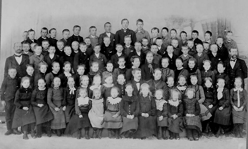 Steigen skole, elevene 1901-02. 