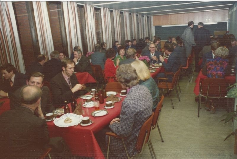 Foto fra festlighetene ved åpningen av Trondheim Politimuseum i 1975