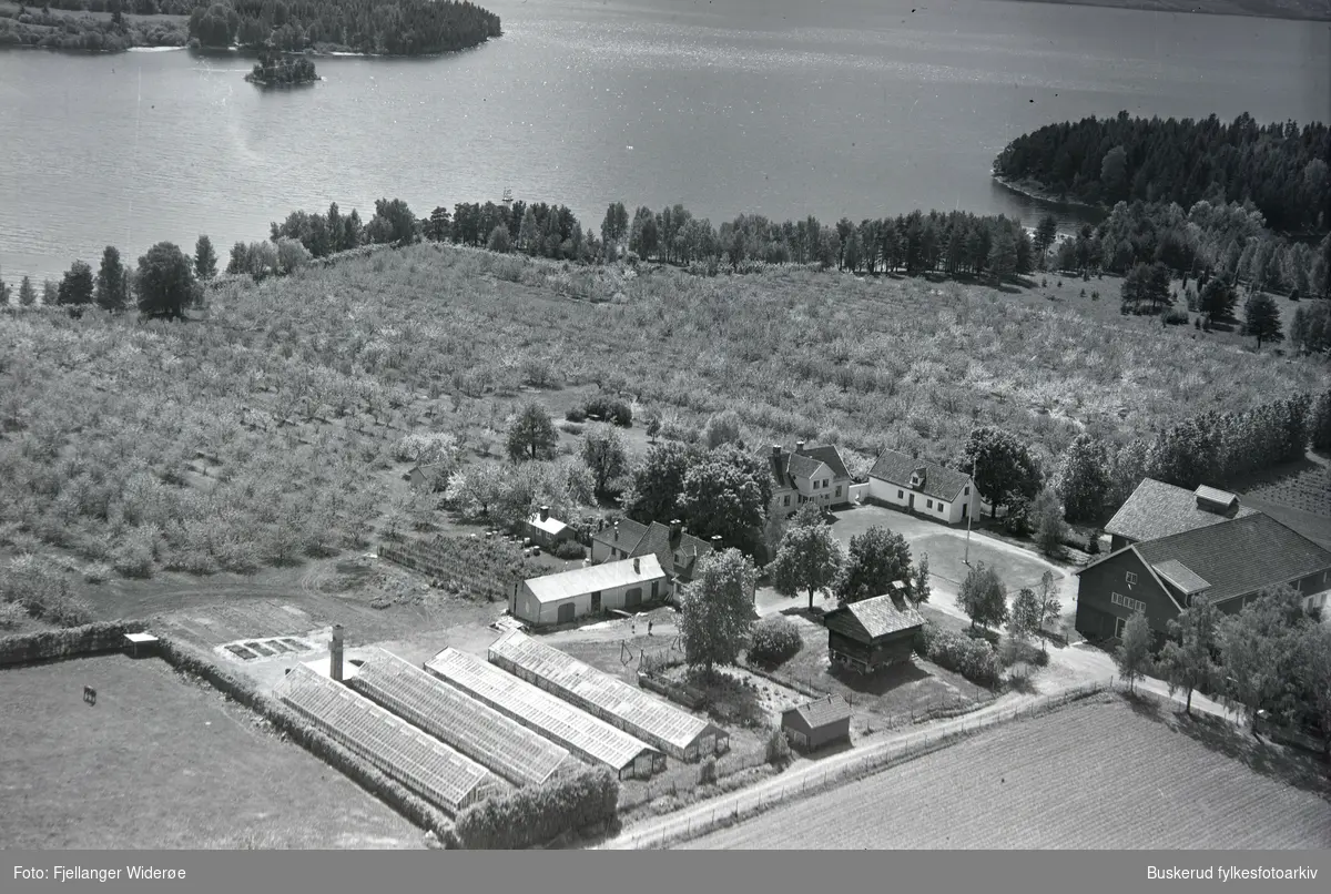 Rytteråker gård ligger ved Tyrifjorden. Flata og Smiujordet