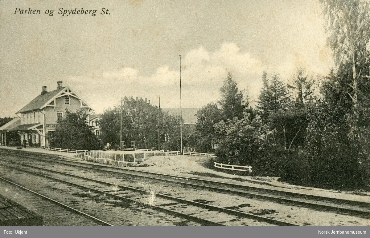 Spydeberg stasjon på Østfoldbanen Østre linje