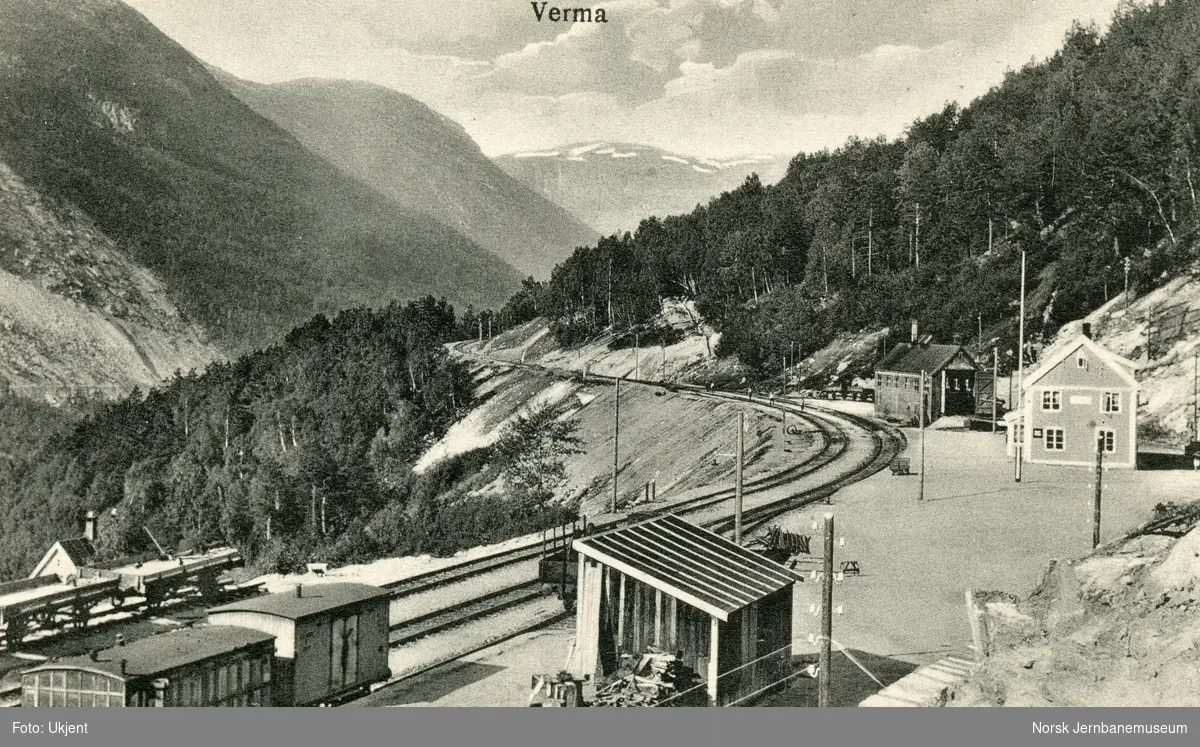 Verma stasjon på Raumabanen, trolig kort tid etter banens åpning