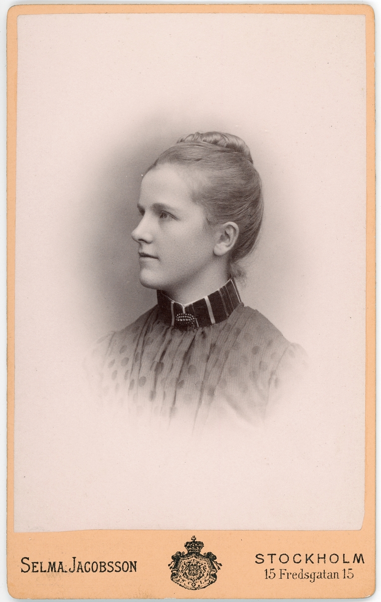 Kabinettsfotografi - Hedvig Gyllenhaal, Stockholm 1887