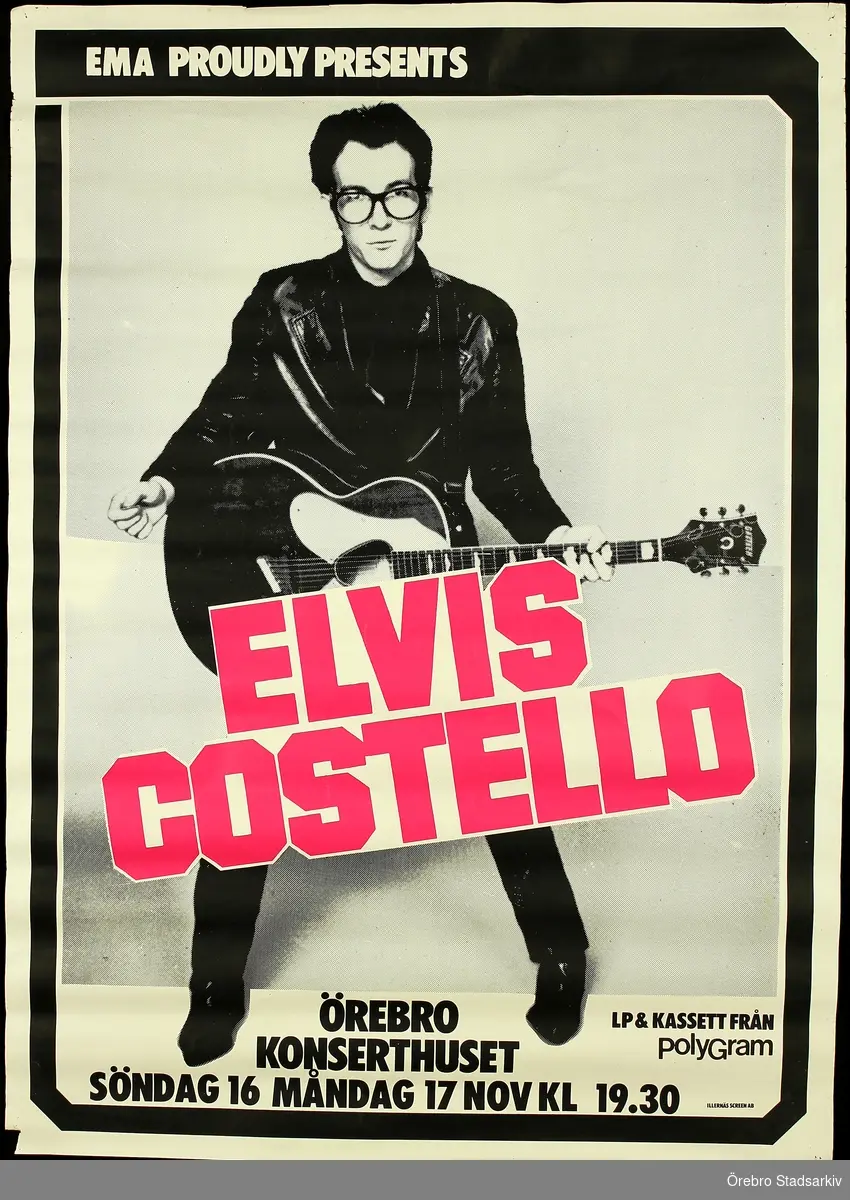 Sångare Gitarrist Elvis Costello