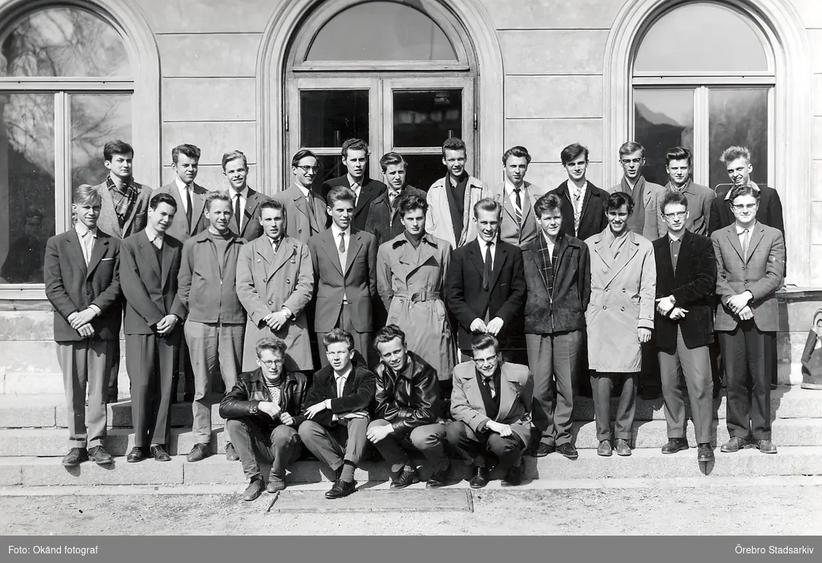 Elever på Karolinska skolan, ca 1957 - Örebro Stadsarkiv / DigitaltMuseum