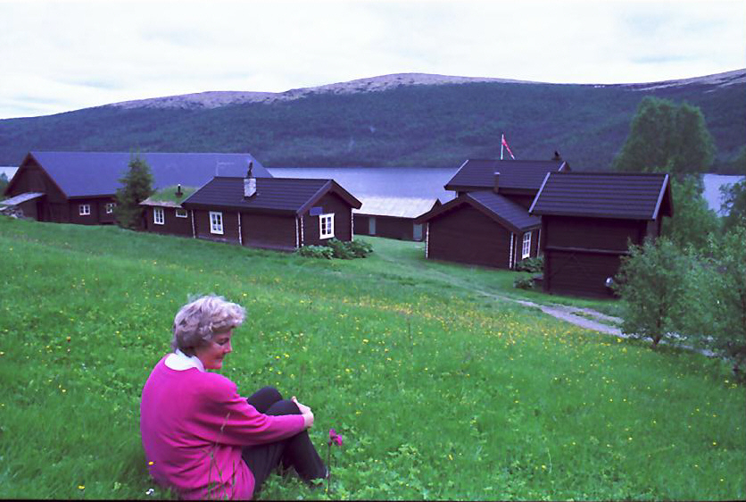 Anna Skjellaug på Sevalberget ved Savalen. 