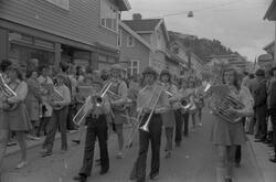 Juniorkorpset i Elvegaten, 17. mai 1974.