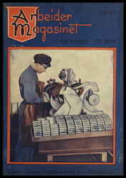 Arbeidermagasinet - Magasinet for alle. Forside. Nr. 48. 192