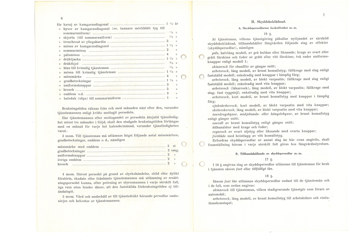En större mängd gradbeteckningar på axelklaffar, m/1959.