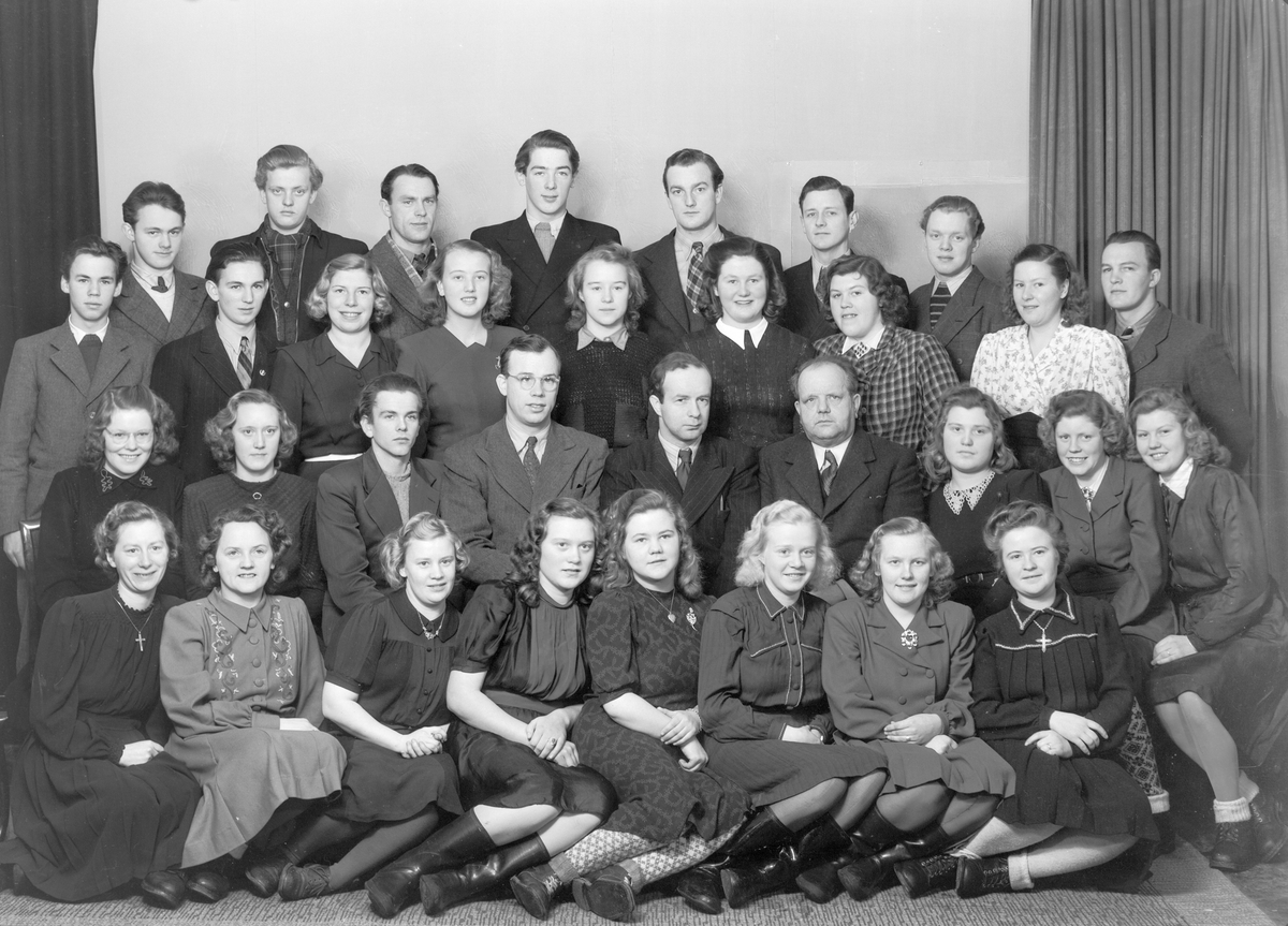 Granum & Eftedal Handelsskole, Klasse A 1946-1947