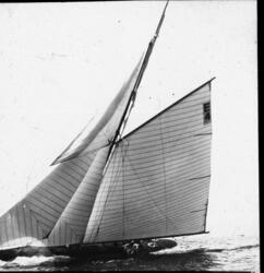Landsregatta i Kragerø, ant. 1914
E 4 på seilet, Magnolia 19