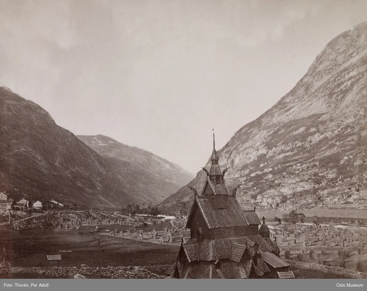 Borgund stavkirke, kulturlandskap, fjell
