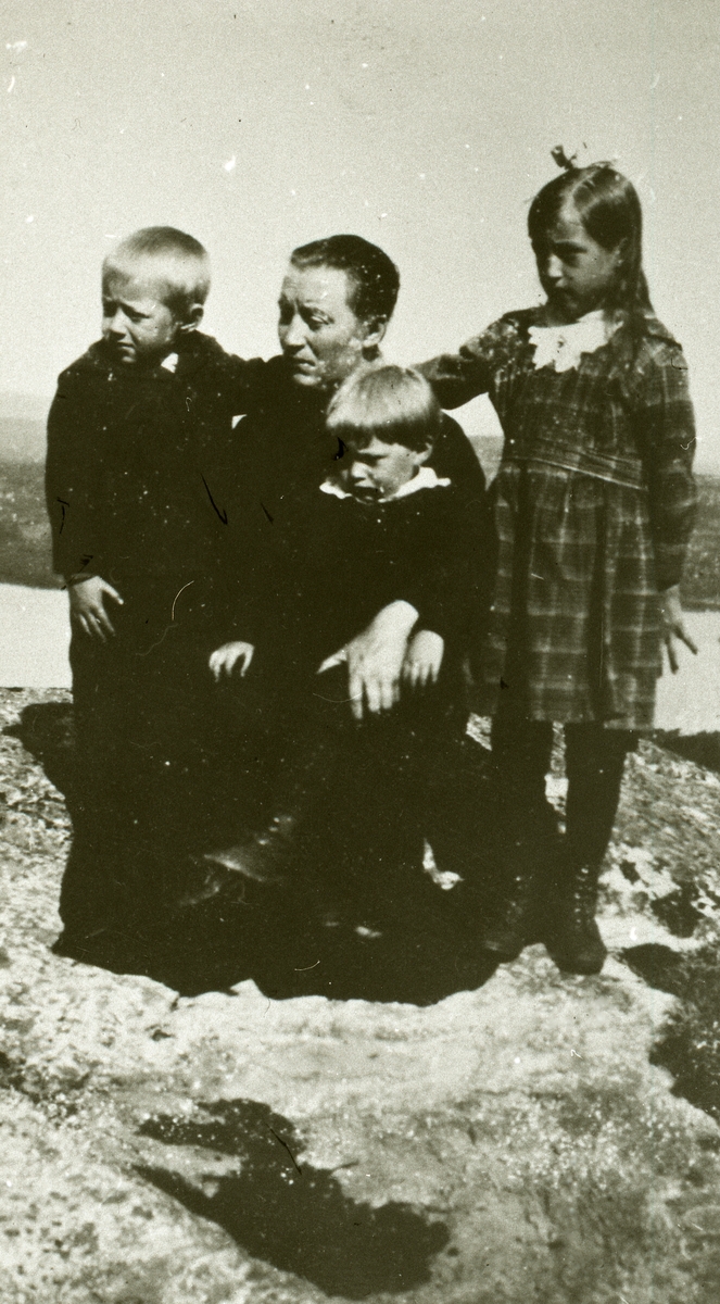 Frå venstre: Olav, Jørend, Marit og Ragnhild Tørstad