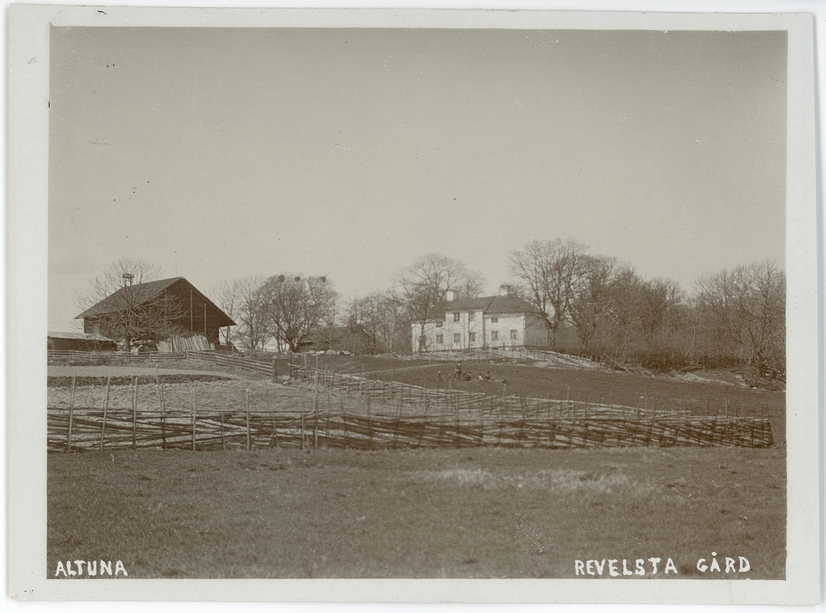 Brevkort - Revelsta gård i Altuna, Uppland