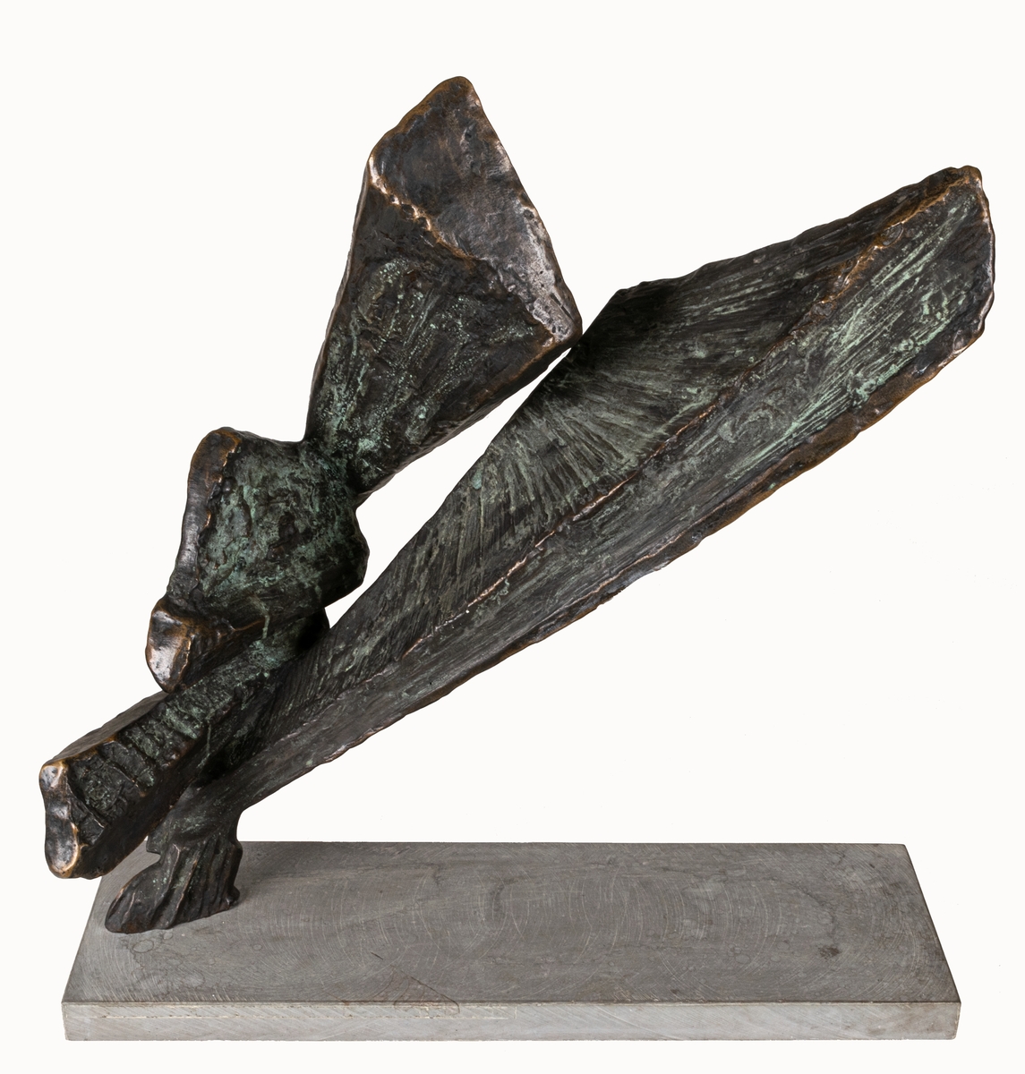 Tyngdvariabler, bronsskulptur av Folke Truedsson. Ingen signatur funnen.