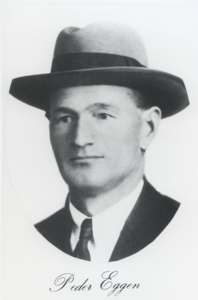 Peder Eggen (f. 1889 i Selbu, d. 1942). Snekker og byggeleder, bosatt i Klæbu. Han var blant de ti "sonofrene" som ble skutt i Falstadskogen 7. oktober 1942.