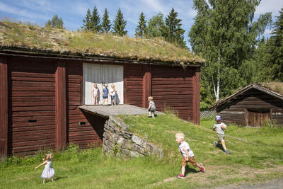 Lek og moro i museumsparken (foto: Toril C. Skaaraas Hofseth/Anno) (Foto/Photo)