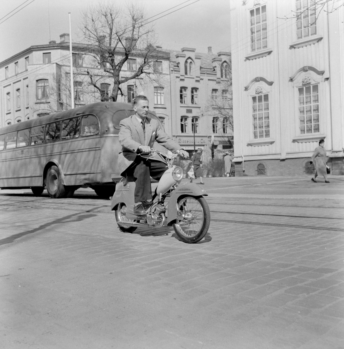 Mopedist i Munkegata