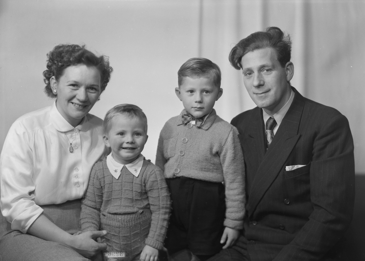 Peder Hansen med familie