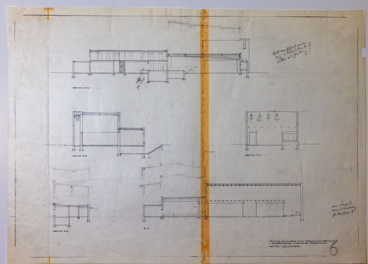 Ritning - ArkDes / DigitaltMuseum