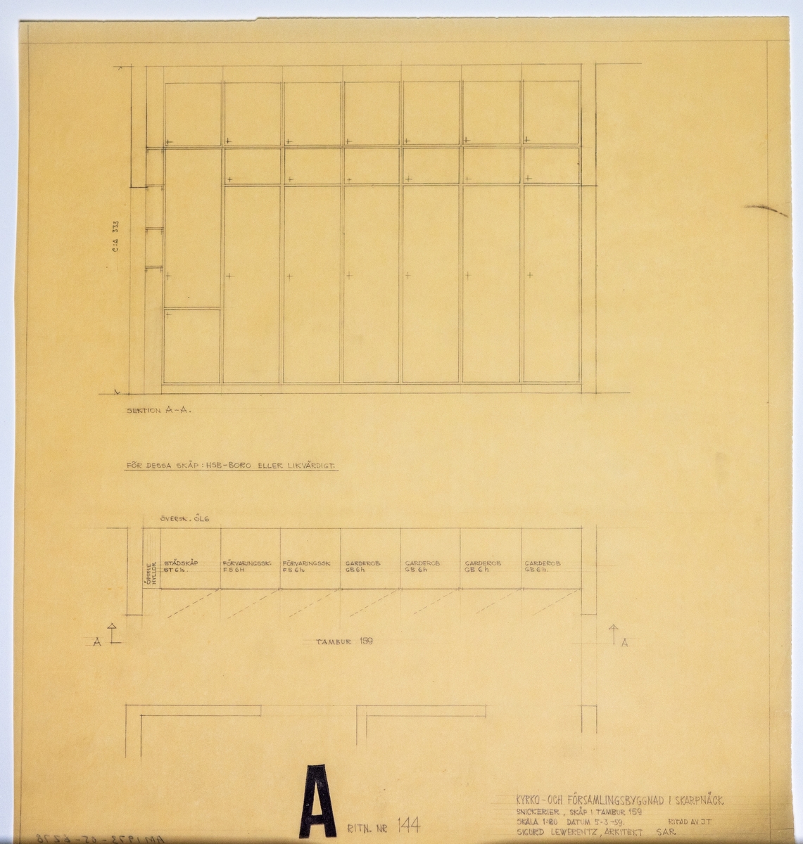 Ritning - ArkDes / DigitaltMuseum