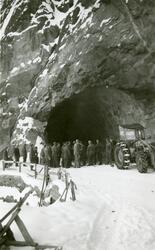 Tunnelarbeid i Kvamskleiva 1956-1957