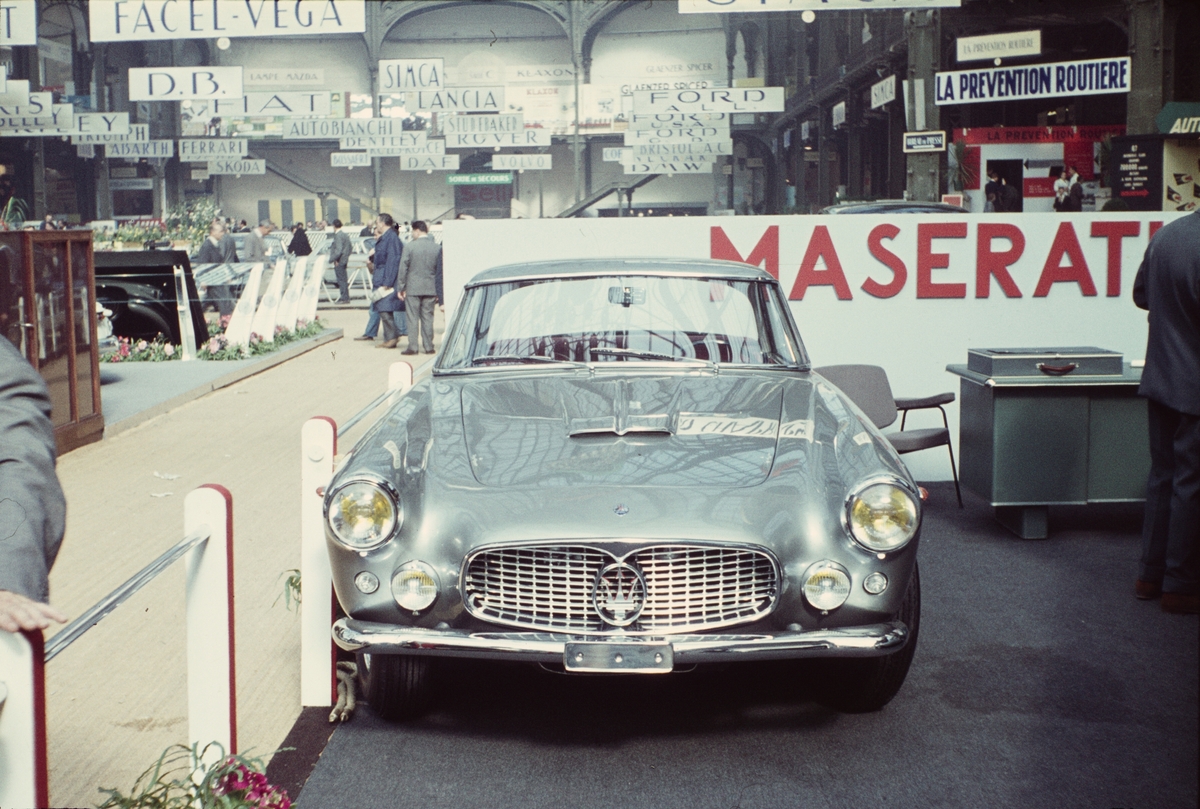 Foto fra en bilmesse i Frankrike. Maserati.