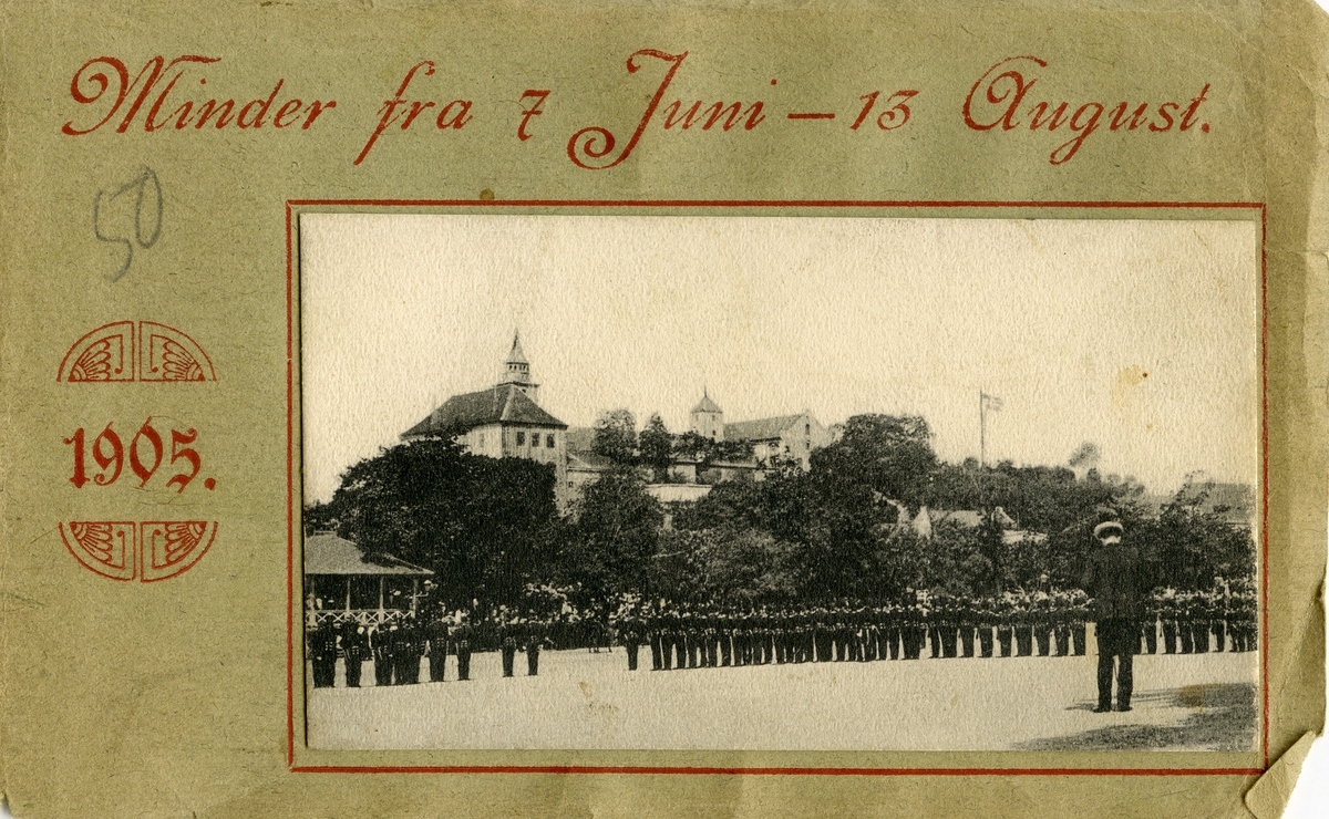 Postkort: Minder fra 7. Juni - 13. August 1905