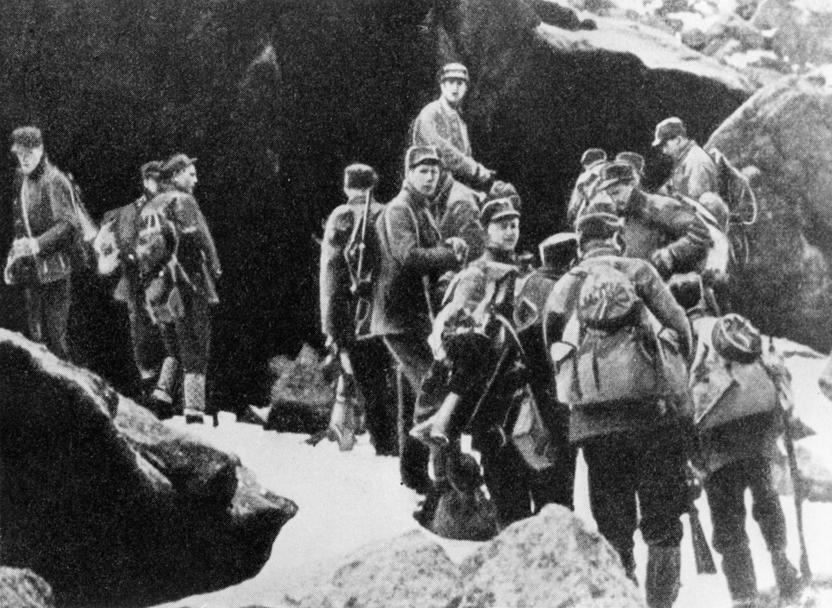 Norske soldater i Gloppedalen