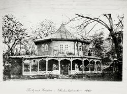 Studenterlunden, Fritzners paviljong, 1886.