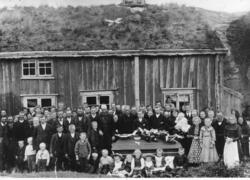 Begravelse på Ulvan, Hitra, 1907