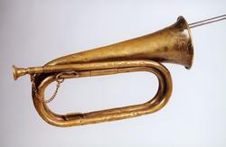 Postmuseet, gjenstander, posthorn, trompettype, lenke.