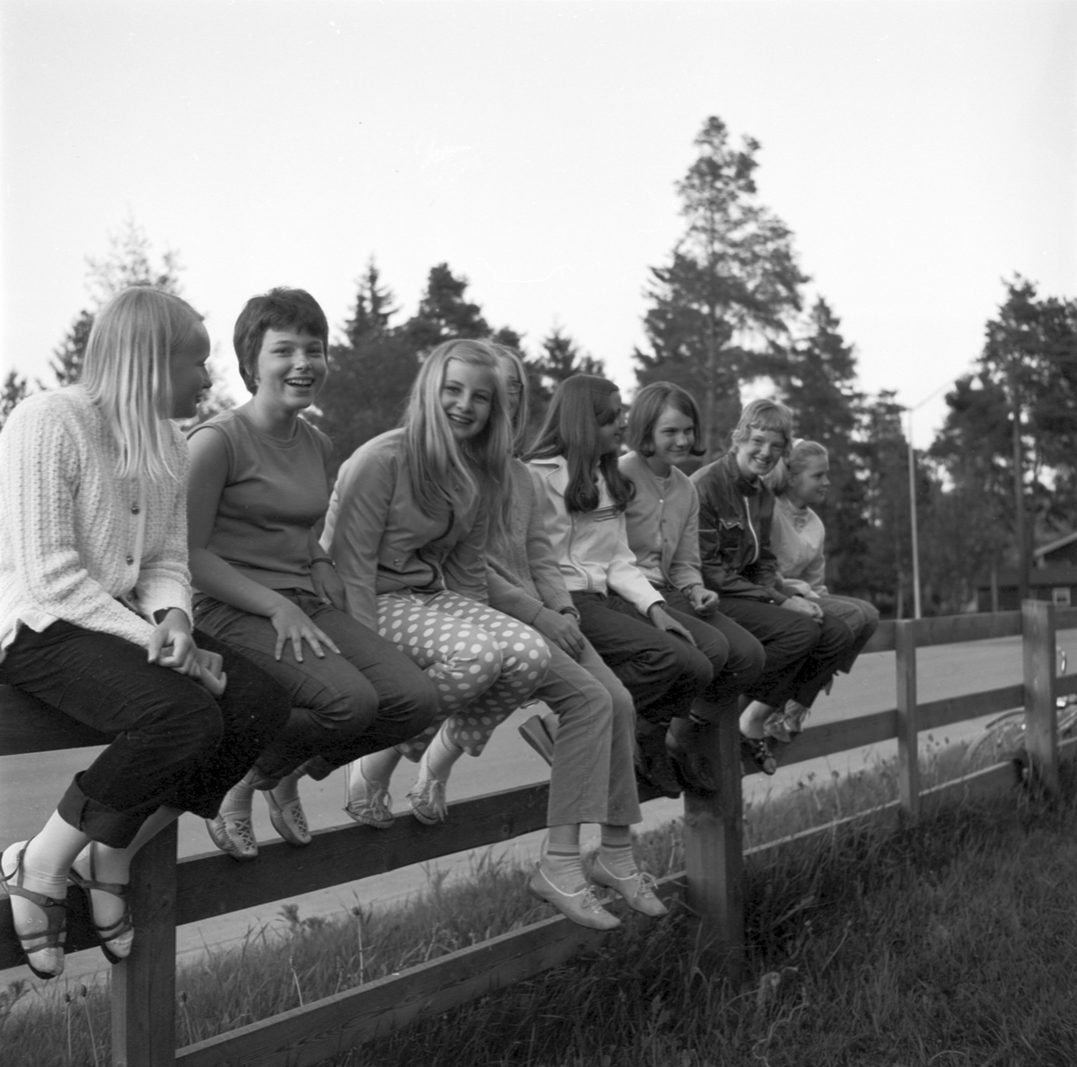 SMU:s dropin har blivit droput, Tierp, Uppland 1969