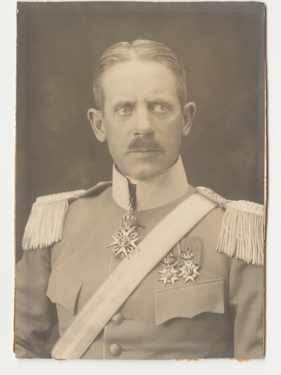 Porträtt av Nils Fischerström, överste vid Livregementets dragoner K 2.