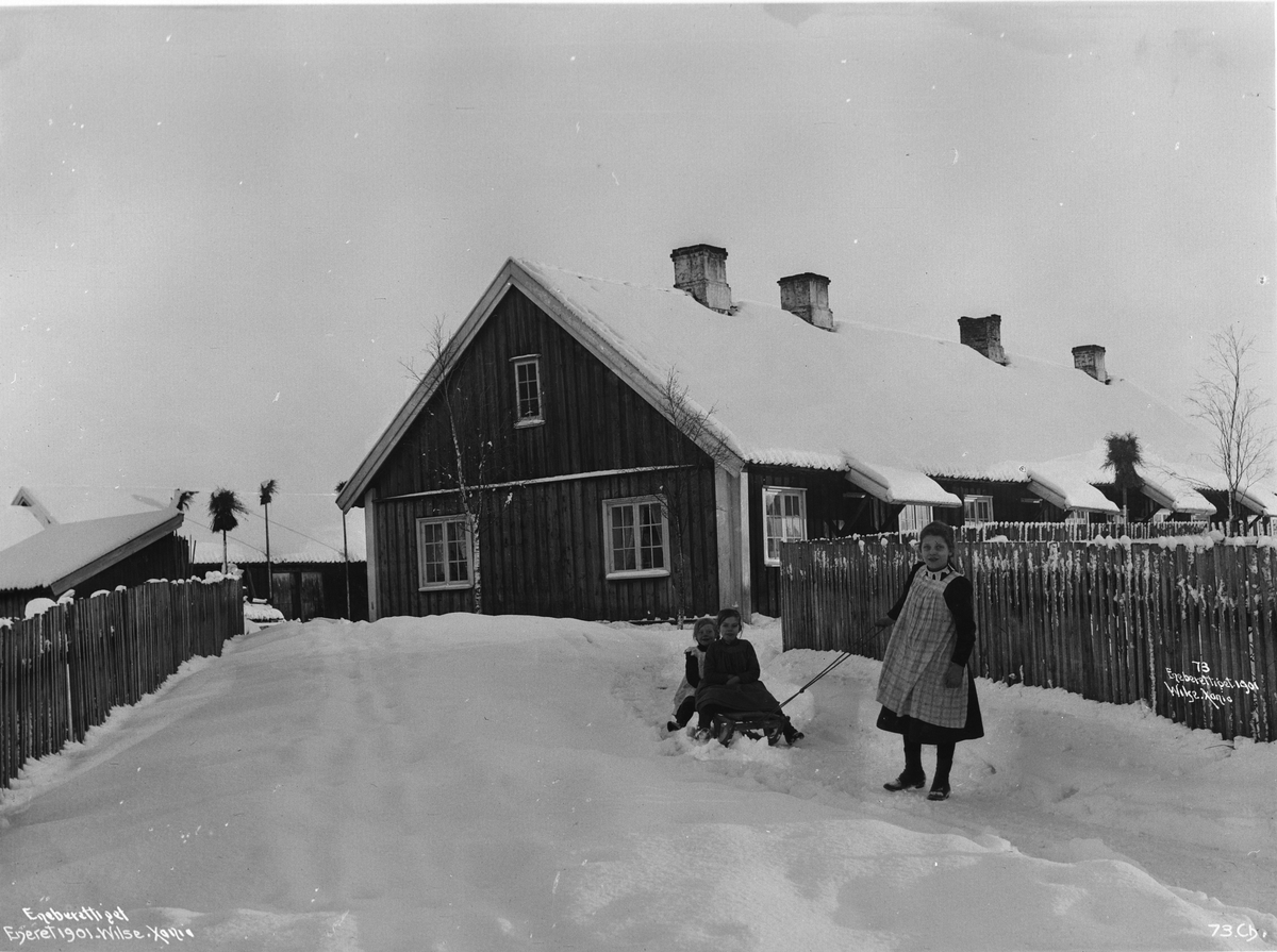 Arbeidsbolig i Fossum vinter 1902