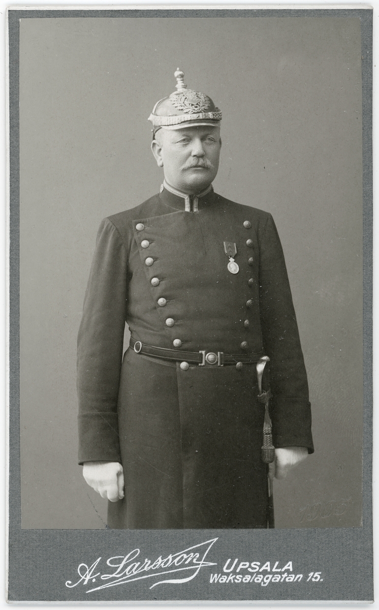 Kabinettsfotografi - P G Domberg, Uppsala 1905