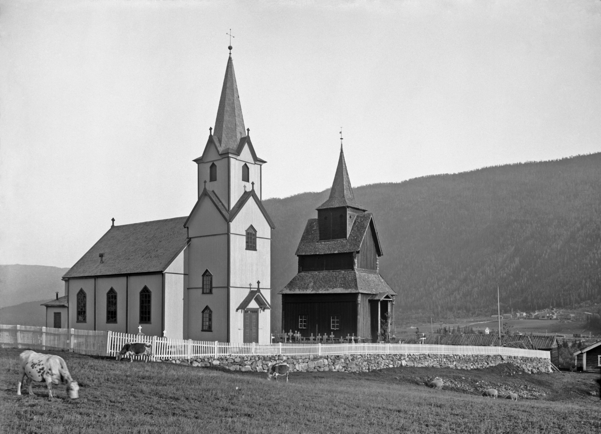 Torpo Kirke, Stavkirke
Fotografert 1920