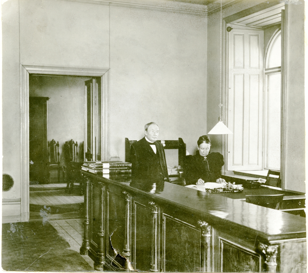Västerås, kv. Manfred.
Direktör Öjermark, Stadssparbanken i Stora Westmannia, c:a 1900-1910-tal.