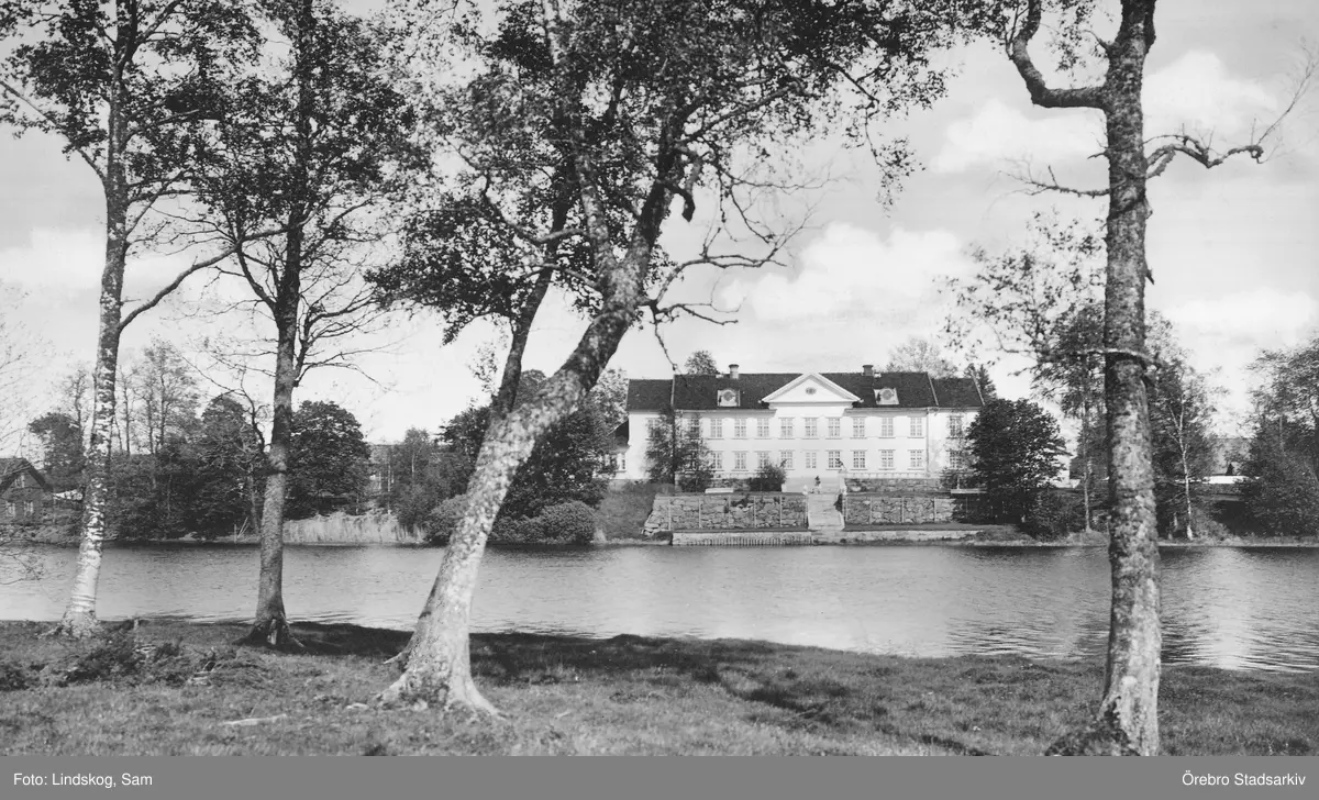 Sunds herrgård före branden, 1930tal Örebro Stadsarkiv / DigitaltMuseum