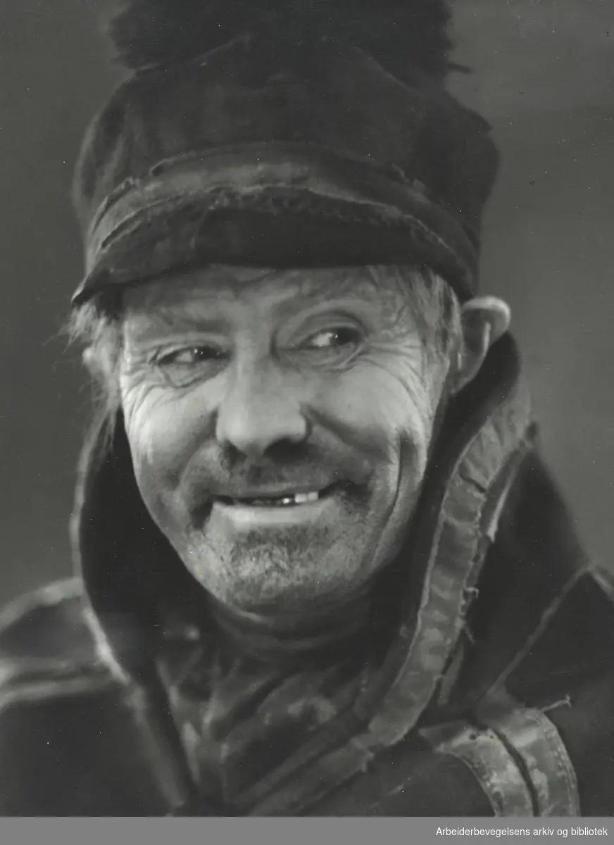 Valdemar Wahlström i Gustaf Molanders film "Hjärtats triumf" fra 1929. Arbeidermagasinet/Magasinet for Alle