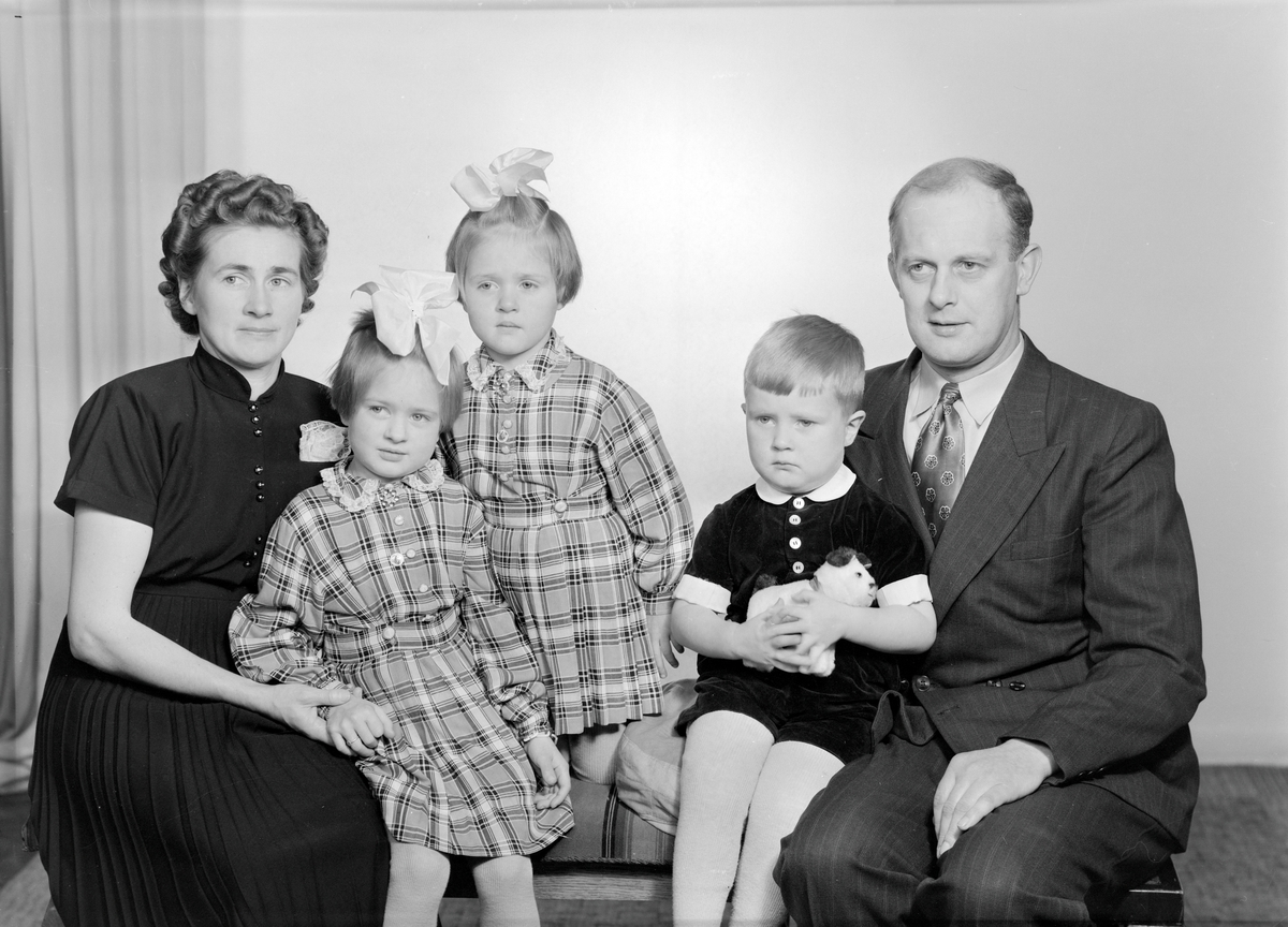 Bygartner Alv Hansson med familie.