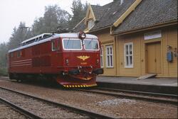 Elektrisk lokomotiv El 14 2167 på prøvetur etter revisjon, h