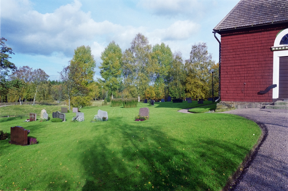 Kyrkogården, från SV  Roasjö
