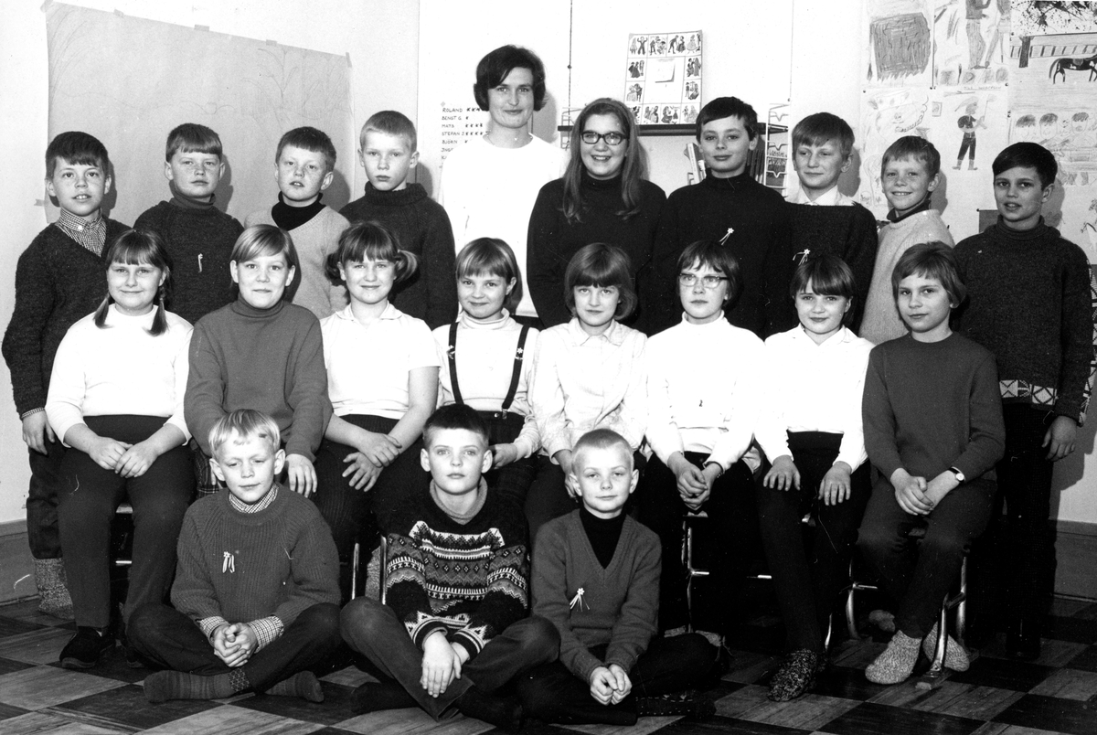 Stenstorps skola 1966. Inger Lindberg.