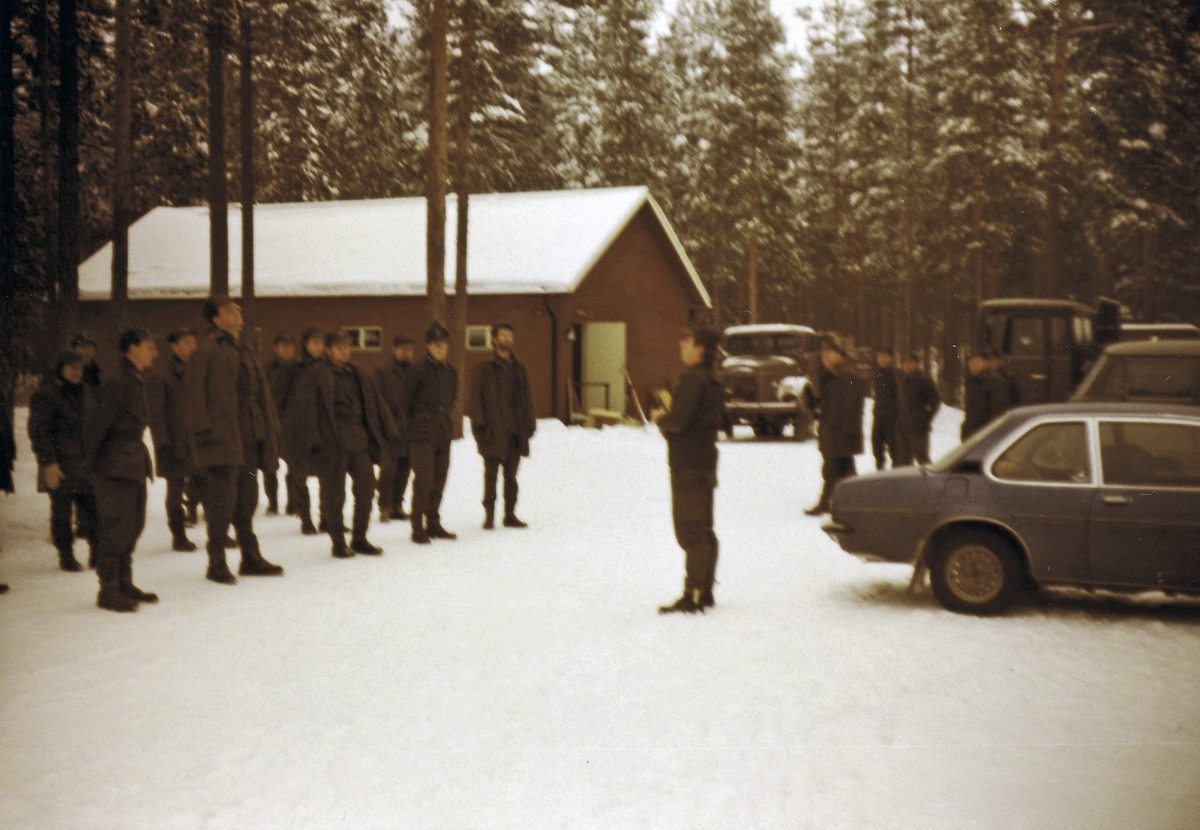 Vinterutbildning med FBU på tidigt 1980-tal.