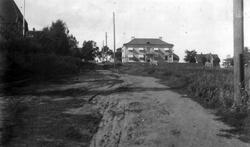 Hovedbygningen til Moss Glassverk (bygd 1924) - kontorer. Li