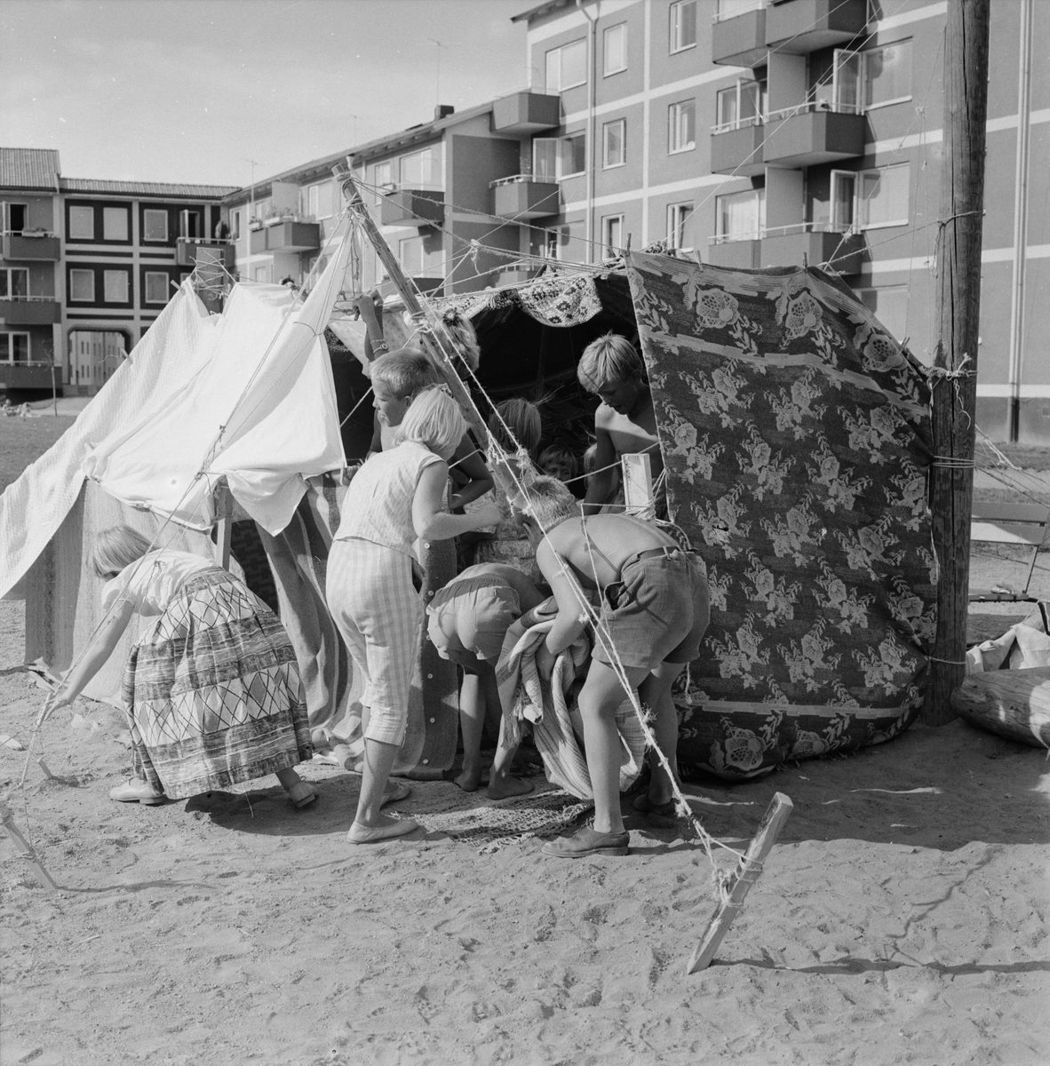 "Insamling bland barn i Sala backe", Uppsala 1959