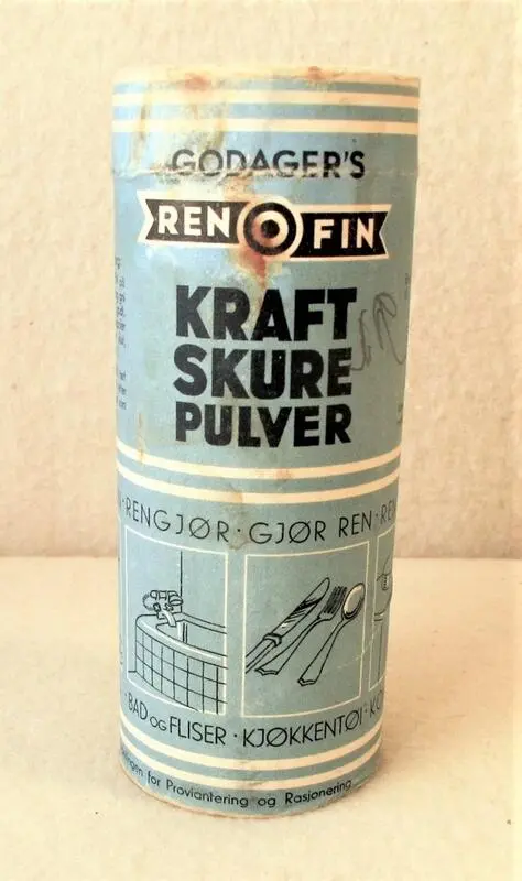 Renofin Kraftskurepulver. Nordmørsmusea.