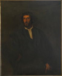 Portrett av en ung mann (Kopi etter Tizian, Louvre) [Oljemal